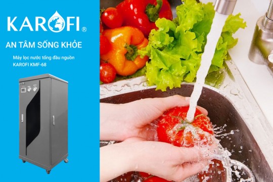 Cải thiện chất lượng nguồn nước sử dụng bằng hệ thống lọc tổng sinh hoạt